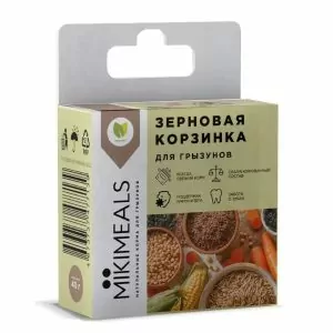 Микимилс (Mikimeals) 0,04кг Корзина зерновая для грызуно  (477139)
