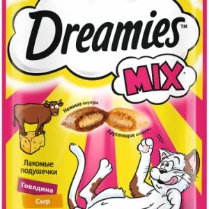 КОРМ DREAMIES C ГОВЯДИНОЙ И СЫРОМ 60 Г