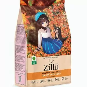 Zillii Adult Dog Small Breed Индейка с ягнёнком сухой полнорационный корм для собак мелких пород 0,8кг.