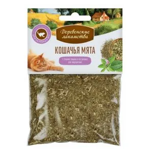 "Деревенские лакомства" Кошачья мята Тимьян + пустырник, 15г