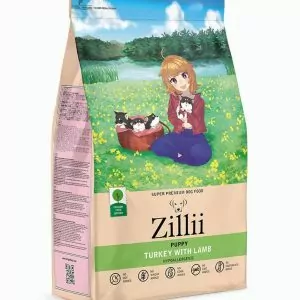 ZILLII Puppy Индейка с ягнёнком полнорационный корм для щенков всех пород от 1 до 12 месяцев 0,8кг