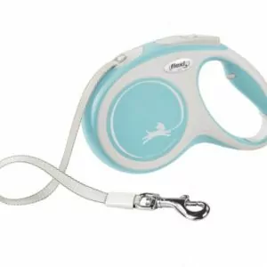 РУЛЕТКА FLEXI NEW COMFORT XS  3М ДО 12КГ РЕМЕНЬ СВЕТЛО-ГОЛУБОЙ  61017