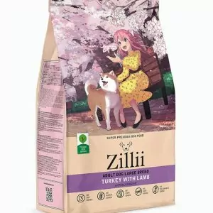 ZILLII Dog Adult Large Breed Индейка с ягнёнком сухой полнорационный корм для собак крупных пород 3кг