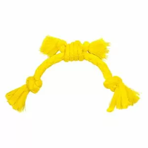 Playology сенсорный канат для щенков PUPPY SENSORY ROPE с ароматом курицы, желтый (36)