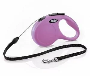 РУЛЕТКА FLEXI NEW CLASSIC S 5М ДО 12КГ ТРОС РОЗОВЫЙ       40106