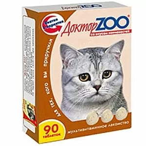 ЛАКОМСТВО ДОКТОР ЗОО Д/КОШЕК 90Т КОПЧЕНОСТИ