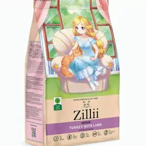 Zillii Adult Cat Indoor Индейка с ягнёнком сухой для взрослых кошек живущих в помещении 0,4кг