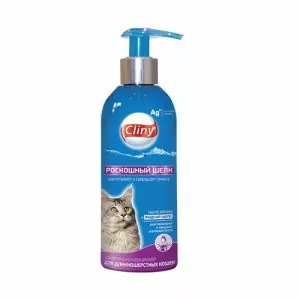 ШАМПУНЬ-КОНД Cliny РОСКОШ ШЕЛК 200МЛ Д/ДЛИН.КОШЕК К302