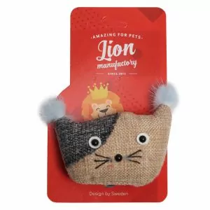 Игрушка для кошки Lion с норкой "Котик"  LMG-K0128-B