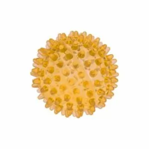 Мяч  массажный  6 см прозрачный Crystal ZooOne (жёлтый) 560C-9