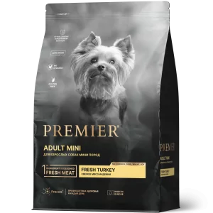 Premier Dog Turkey ADULT Mini (Свежее мясо индейки для собак мелких пород) 1 кг