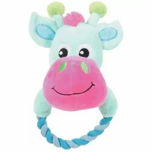 ИГРУШКА Zolus КОРОВА С КОЛЬЦОМ 480070 БИРЮЗА