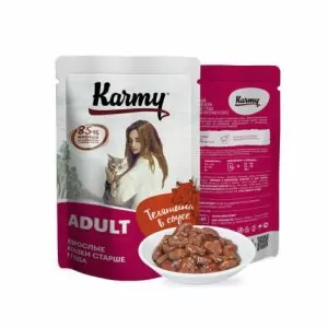 Karmy Adult Телятина в соусе 80г
