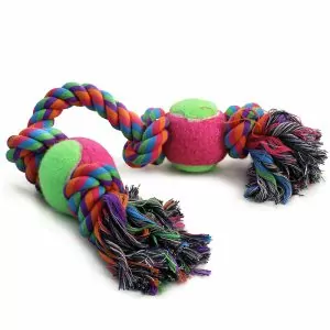 Веревка (Triol) XJ0067 20" цв. 4 узла 2 мяча 270-280г