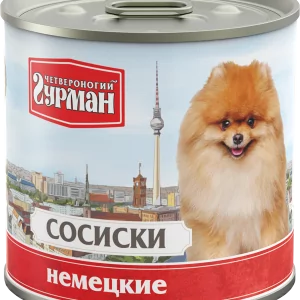 Четвероногий Гурман Сосиски для собак "Немецкие" 240 г