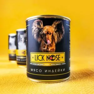 Lick Nose Мясо индейки для собак средних пород 300 гр