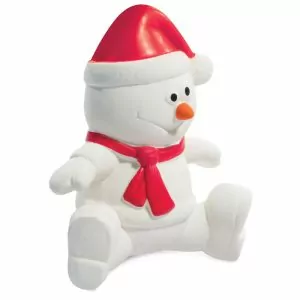 Игрушка NEW YEAR для собак из латекса "Снеговик", 100мм, Triol