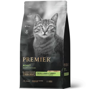 Premier Cat Lamb&Turkey ADULT (Свежее мясо ягненка с индейкой для кошек) 400 г