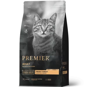 Premier Cat Turkey ADULT (Свежая индейка для кошек) 2 кг