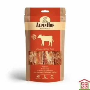 ЛАКОМСТВО AlpenHof СТЕЙКИ ИЗ ТЕЛЯТИНЫ Д/СОБАК 80Г A541