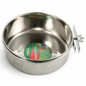 Миска 77640 металлическая с держателем, 0,80л, Triol