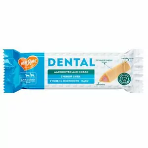 Лакомство Мнямс DENTAL для собак "Зубной снек" с лососем 85г