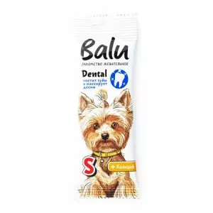 Балу Лакомство жевательное Dental для собак мелких пород, размер S, 36г