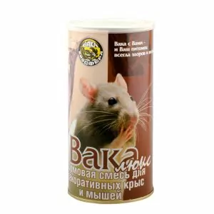 Вака Люкс Корм д/крыс и мышей 800гр*8 (банка) / 30388