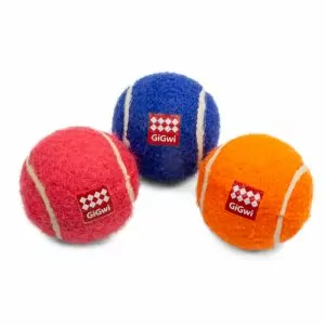 75011 Игрушка для собак Три мяча с пищалкой маленькие 4,8см, серия CATCH & FETCH