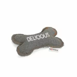 041 Камон Игрушка кость тканевая, серая