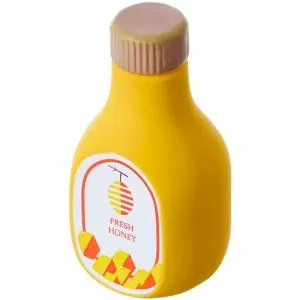 Игрушка латекс L-459 "Бутылочка - мёд" 8,5 см