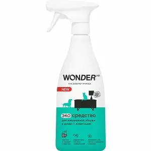 WONDER LAB Экосредство для ежедневной уборки в домах с животными 0,55л