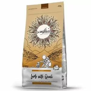 Сухой корм CRAFTIA NATURA для щенков миниатюрных и мелких пород из ягненка с перепелкой 2 кг (6)