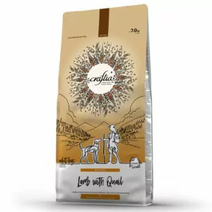 Сухой корм CRAFTIA NATURA для взр. собак средних и крупных пород из ягненка с перепелкой 7 кг (1)