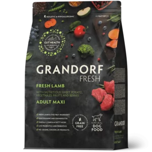 GRANDORF Fresh Dog Adult MED&MAXI (Свежее филе лосося с бататом д/собак сред и круп пород) 10 кг